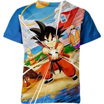 Energetic Multi-Colored Dragon Ball Z Shirt - Embrace the Adventure!