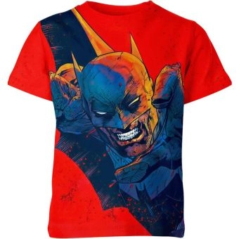 Batman: Dynamic Duo - Red and Blue Vigilante T-Shirt for Comic Fans