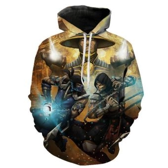 Game Mortal Kombat Hoodies &#8211; Unisex Kitana 3D Printed Sweatshirt