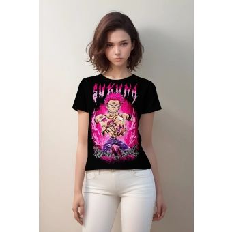 Sukuna Ryomen From Jujutsu Kaisen Shirt - Pitch Black