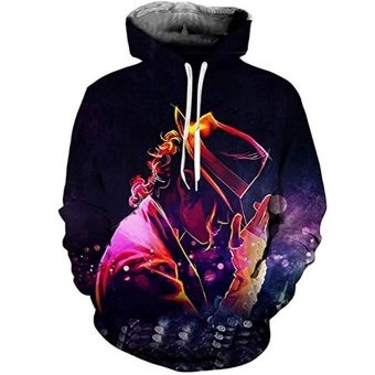 Precious Colorful Devil Pattern Bitcoin Hoodie