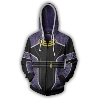 Mass Effect 3 N7 Hoodie ——Tali&#8217;Zorah Hoodies Zipper Jacket