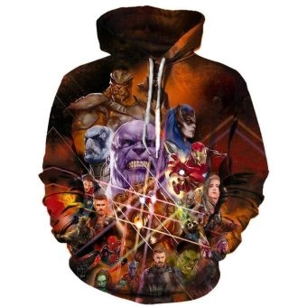 The Avengers Infinity War Hoodies &#8211; Pullover Hero Collection Yellow Hoodie