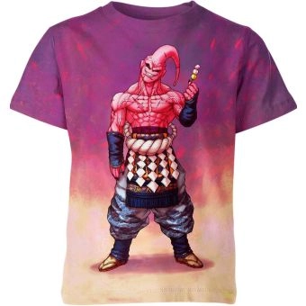 Enigmatic Purple Majin Buu From Dragon Ball Z Shirt