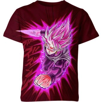 Black Goku's Crimson Ambition - Black Goku From Dragon Ball Z Shirt