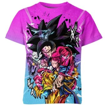 Goku's Royal Purple Dragon Ball Z Shirt